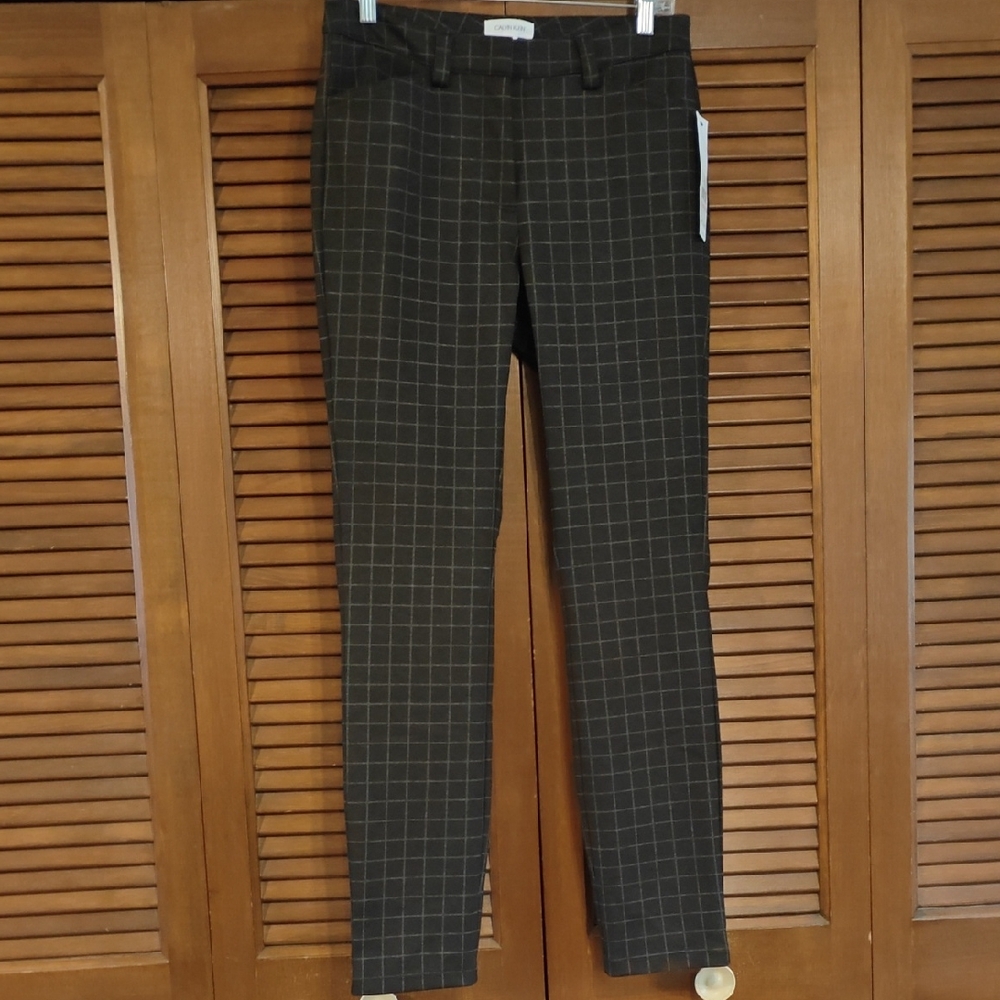BWT Calvin Klein Checkered Dress Pants